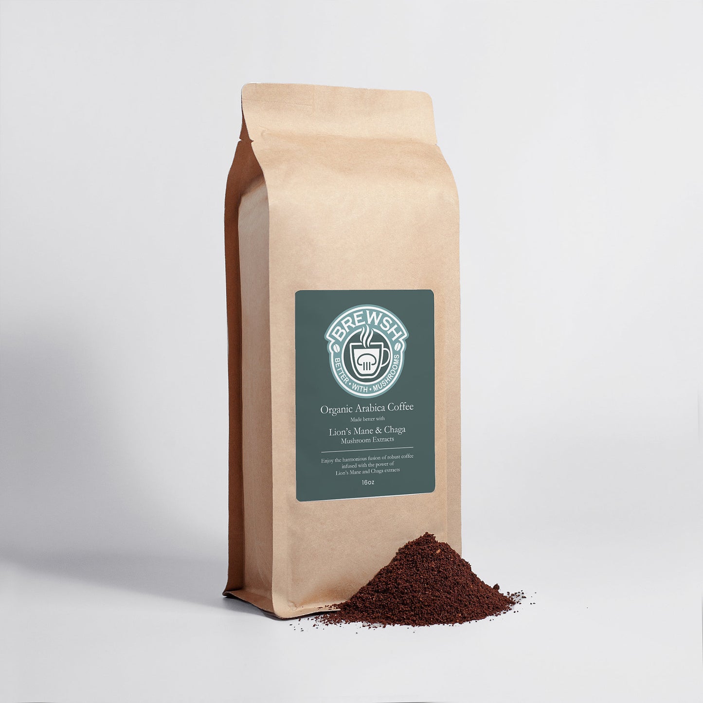 Brewsh Coffee Fusion - Lion’s Mane & Chaga 16oz